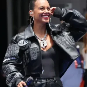Alicia Keys Knicks Victory Parade Jacket