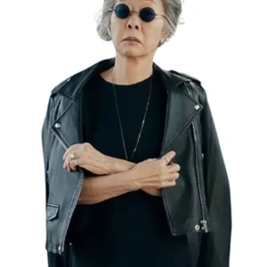 Beef S02 Youn Yuh-jung Black Leather Jacket
