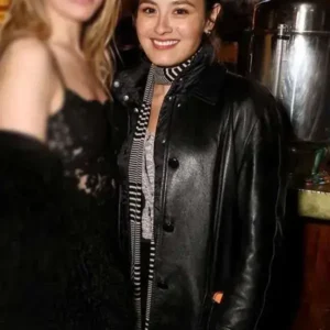Chase Sui 2026 Black Leather Jacket