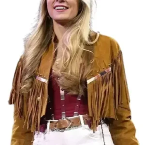 Festival 2026 Julia Cole Brown Fringe Jacket