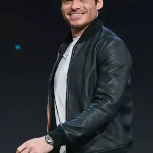 Richard Madden Leather Jacket.